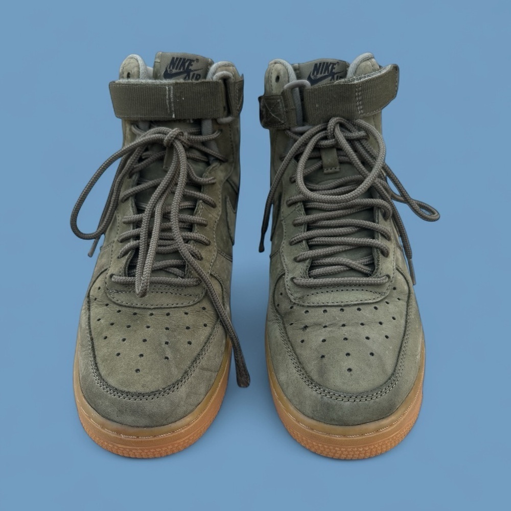 Nike youth Green High-Top Sneakers size 7Y - Picture 4 of 11
